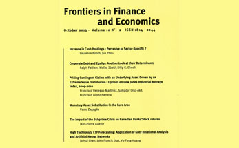 Frontiers in Finance and Economics